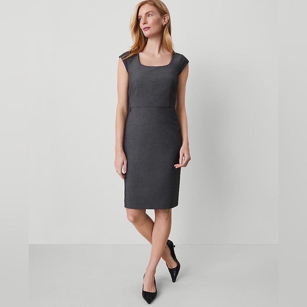 The Scoop Neck Dress in Bi-Stretch from Ann Taylor